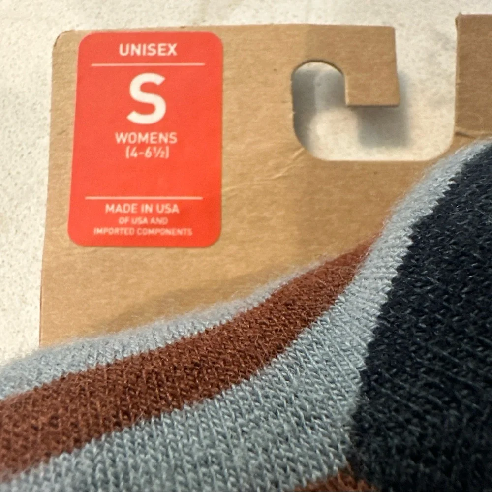 LL Bean Alpine Ski Midweight‎ Socks Unisex Small Women’s 4-6.5 NWT Blue